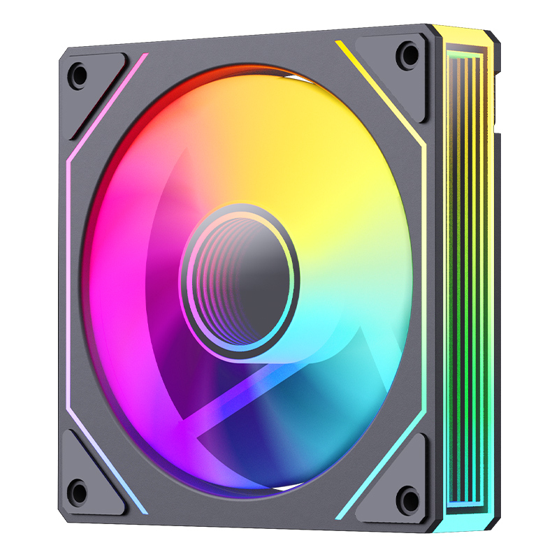 Fan MAGIC SNOWMAN F-121 MOLEX 4PINS (CẮM NGUỒN TRỰC TIẾP) | Đen